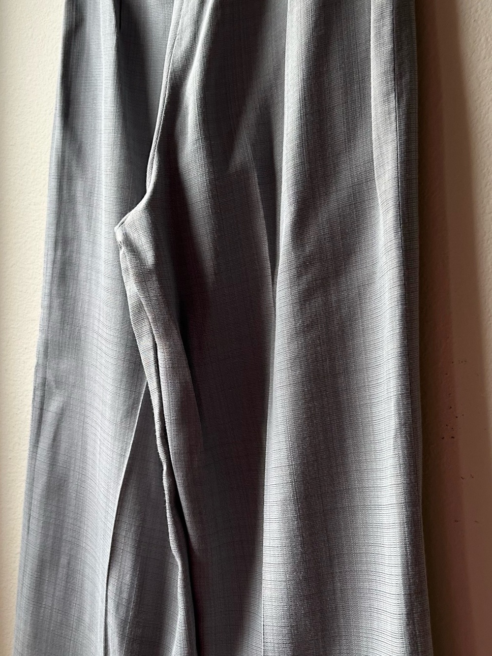 Sandro Grey Beha High Waisted Flared Leg Pants Sz 6 - Picture 10 of 16